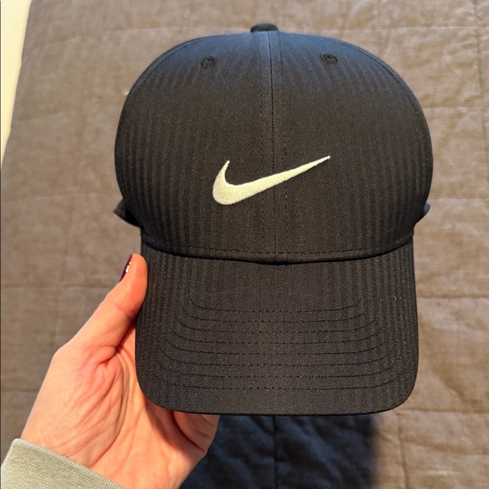 Nike Dark Cap with White Swoosh